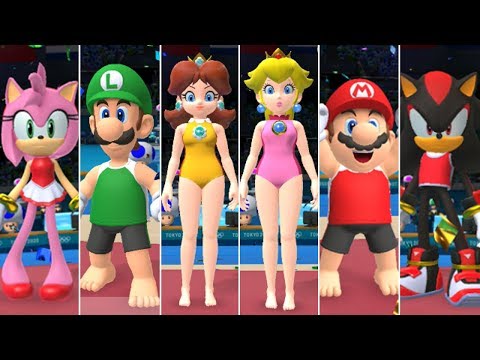 Mario Sonic At The Olympic Games Tokyo 2020 Gymnastics All Characters