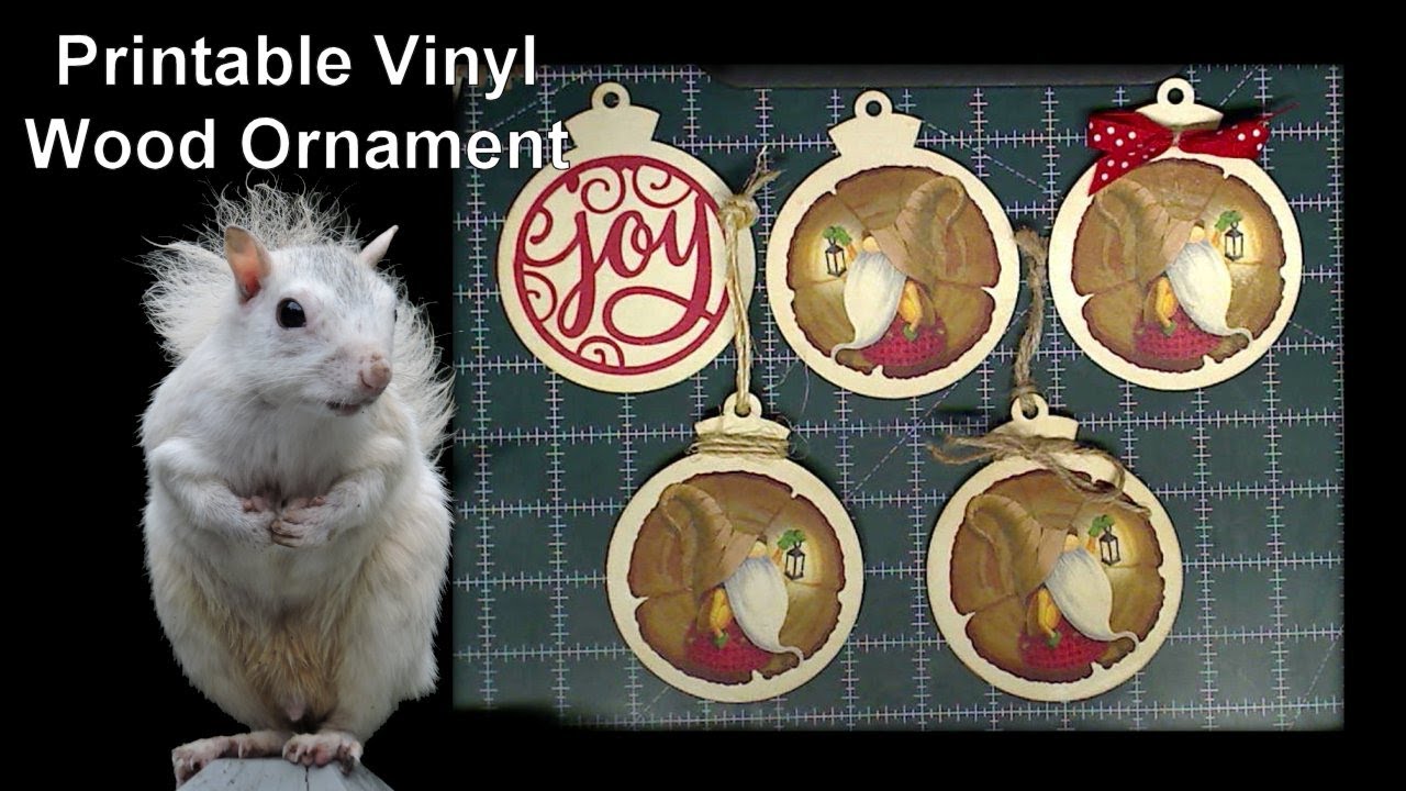 gnome christmas ornaments with printable heat transfer paper youtube