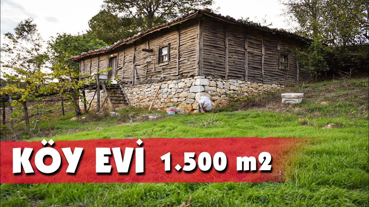 satilmis mustakil eski tas koy evi 1 500 m2 kazdaglari manzarali youtube