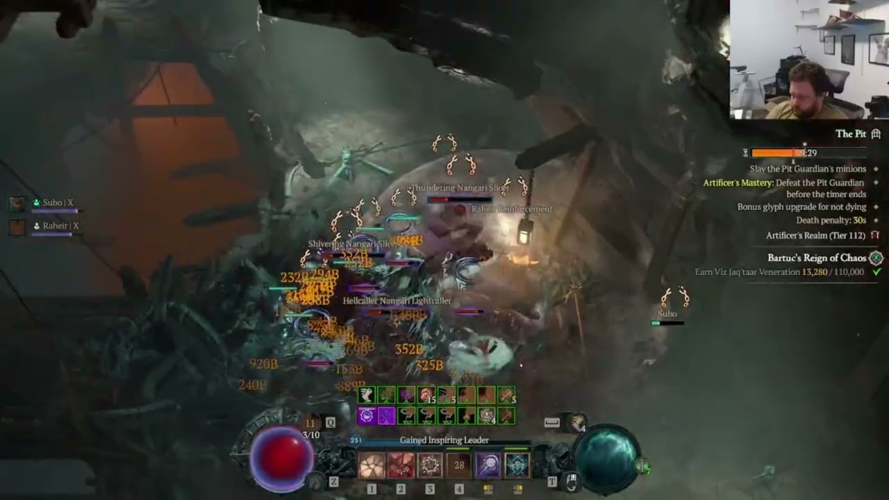 Diablo 4 : Season 10 Necromancer Minions Pit 112