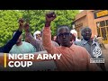 Niger coup: Military declares support for gov