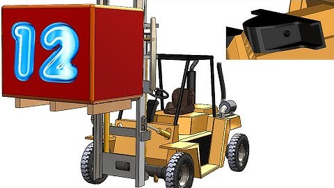 12- SolidWorks || Forklift ||:  Back Axle