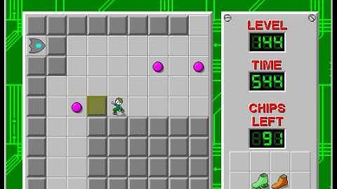 CCLP2 level 144 solution - 490 seconds