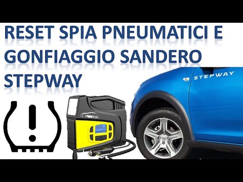 How to reset Tires indicator light on dacia sandero stepway after inflating  - YouTube