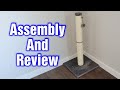 Amazon Basics Medium Cat Scratching Post Assembly &amp; Review