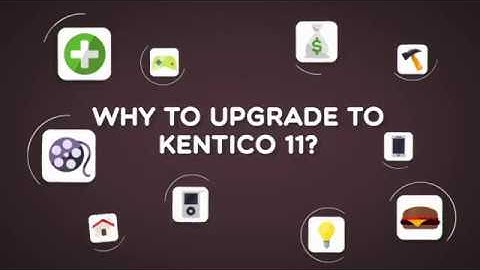 Kentico 11 upgrade