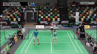 Match point - Villeger / Bauer vs Hybel / Melgaard - SF, XD, Austrian Open 2021