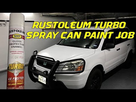 I Painted My Wifes Suv With Rustoleum Turbo Paint!!!! 