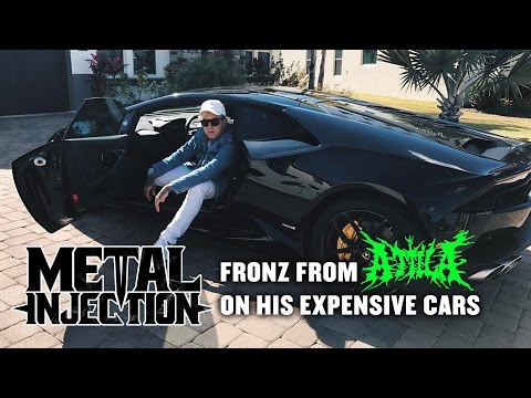 FRONZ from ATTILA Explains How He Affords His Luxury Cars  | Metal Injection