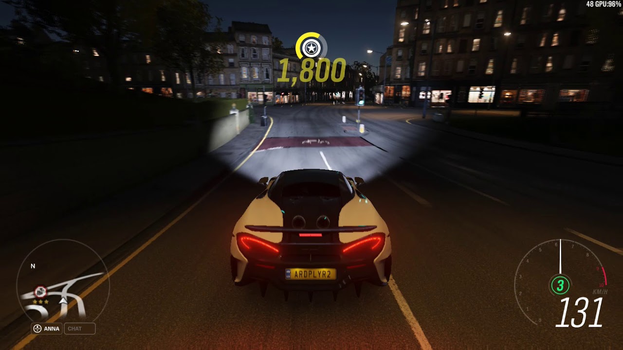Night Drive With Mclaren 600LT - Forza Horizon 4 gaming logo