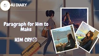 make him cry paragraph😢|love Quotes|❤️ |boyfriend Husband|#couple #love #sad #qoutes