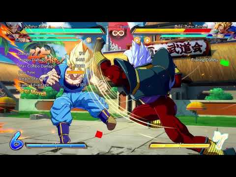 DBFZ super baby 2 no stun purple rain revenge death ball combo