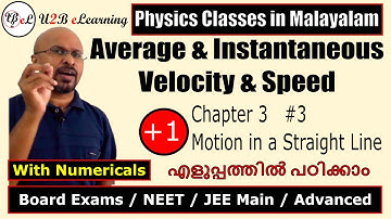 Plus One Physics | Motion in a Straight Line | Chapter 3 | Malayalam | Class 11 Physics | Part 3