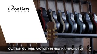 Welcome to the Ovation Guitars factory in New Hartford, CT 🎸🇺🇸