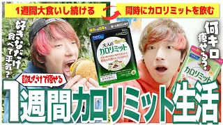 【検証】1週間カロリミットを飲みながら大食いする生活を続けたら体重はどうなるのか？【縛り生活】