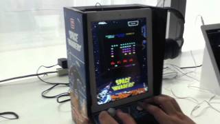 iPad専用アクセサリー『INVADERCADE』を体験 in 東京ゲームショウ 2011