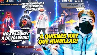 ESTE YOUTUBER FAMOSO PERDIÓ SU CUENTA EN UN PVP TOXICO Y ME PIDE AYUDA PARA RECUPERARLA!!!