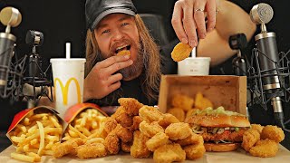 [ASMR] Eating HUGE McDonald's Feast [Crispy Satisfying Triggers] screenshot 3