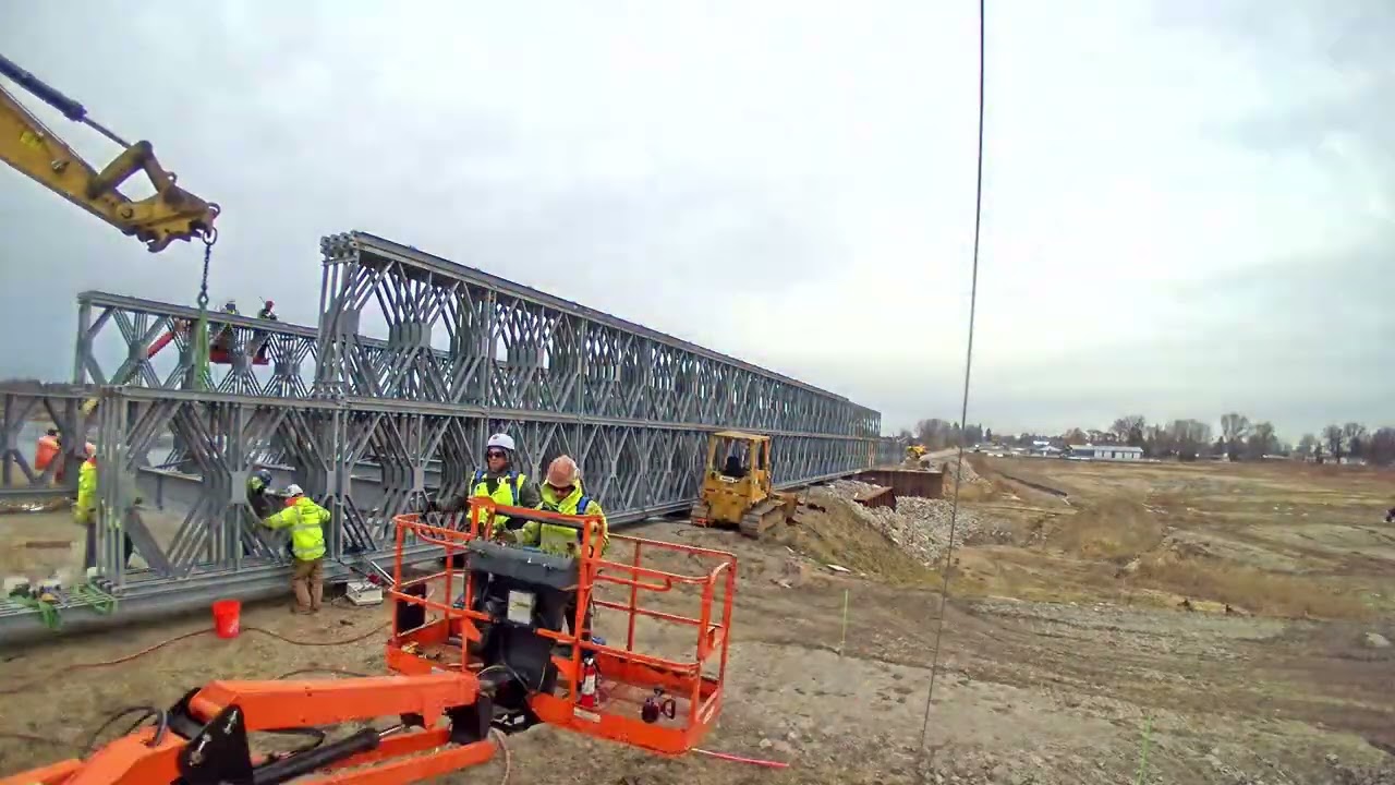 2024 M 30 Temporary Bridge Removal Timelapse