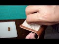 How to leather hand stitch