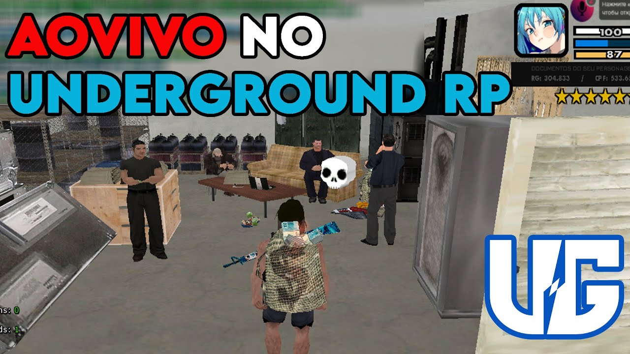 🔴 Jogando no Server 2 do Underground RP! 