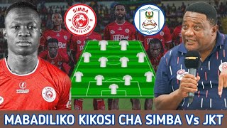 Kocha MGUNDA Ametangaza Mabadiliko Kikosi Cha Simba Leo Dhidi Ya JKT| Simba SC Vs JKT Tanzania FC