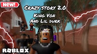 King Von - Crazy Story (REMIX) ft. Lil Durk (Roblox Music Video)