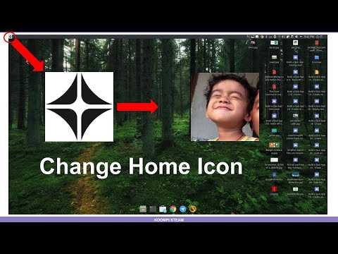 KOOMPI STEAM - Change Home Icon on Koompi Computer V2