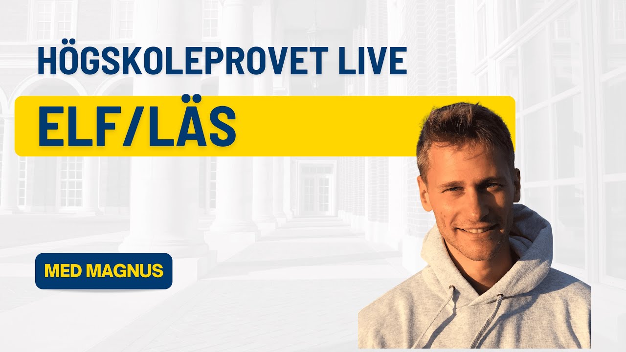 HP-appen LIVE genomgång av LÄS/ELF