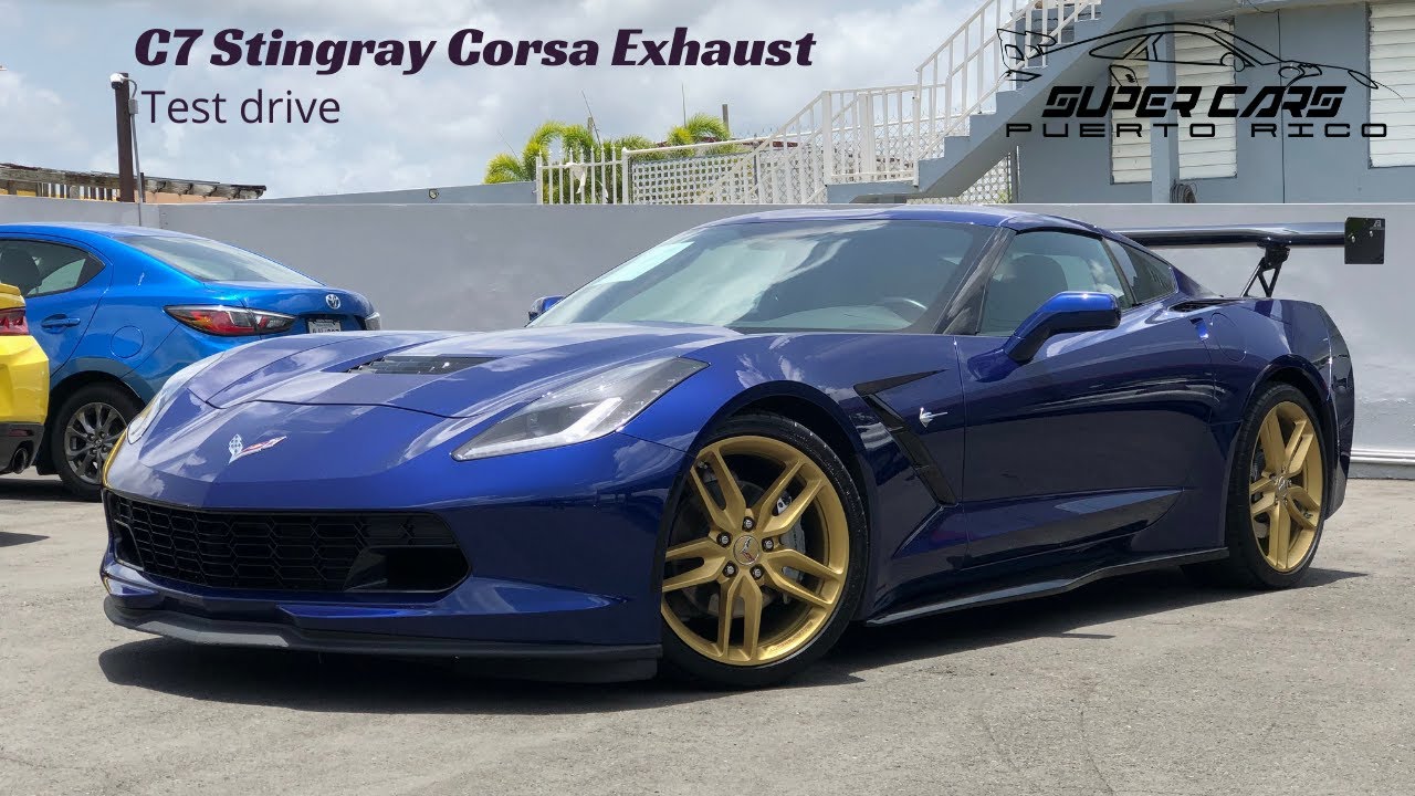 Corvette C7 Stingray (CORSA EXHAUST!) TEST DRIVE YouTube