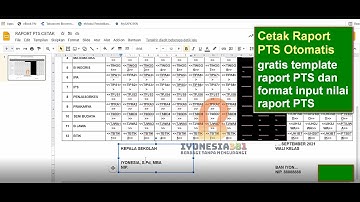 CETAK RAPORT PTS OTOMATIS