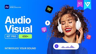 Audio Visualizer Kit Pro - Ae, Pr, FCP & DVR Templates
