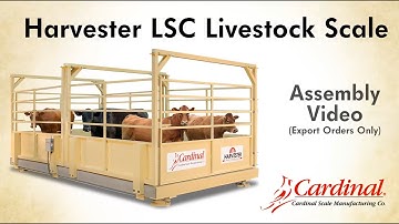 Harvester LSC Livestock Scale Assembly (Export Orders Only)