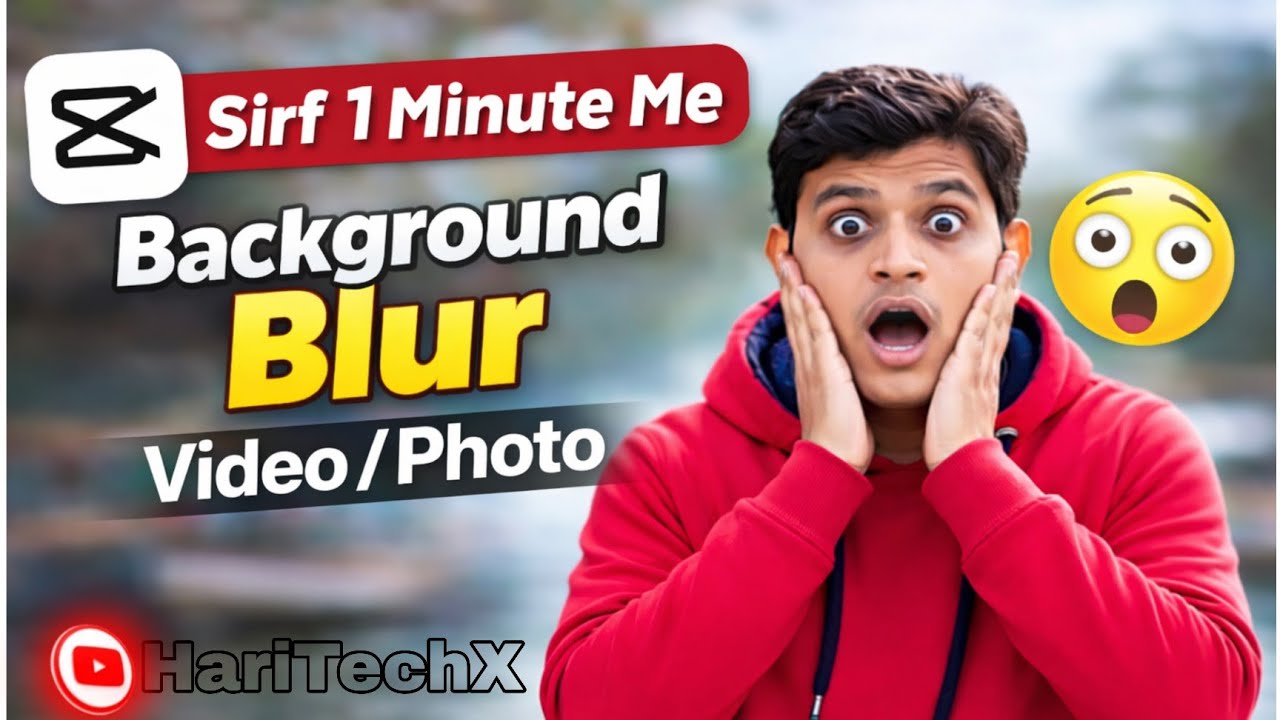 Video ka Background Blur Kaise Kare 😱 | CapCut Blur Tutorial (Easy) 