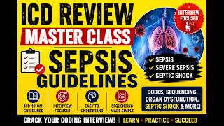Sepsis Coding Made Easy | ICD-10-CM Sepsis, Severe Sepsis & Septic Shock Guidelines #cpc #icd10cm