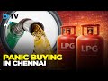 Panic Buying Hits Chennai Fuel Pumps Amid LPG Shortage Fears
