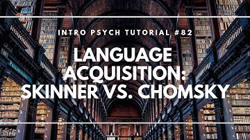 Language Acquisition - Skinner vs. Chomsky (Intro Psych Tutorial #82)