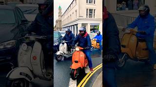 LAMBRETTA & VESPA Riders STORM CLOUDS & Umbrellas Open Out for Rain ISLE of WIGHT SCOOTER RALLY 2026
