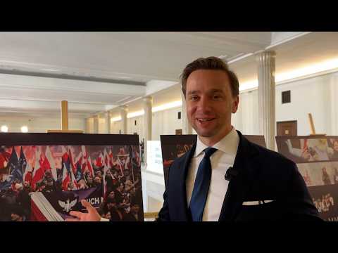 Krzysztof Bosak gives viewers a tour of an interesting exhibition in the Sejm!