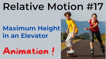 Relative Velocity / Relative Motion  (JEE NEET Animation) | #17 |  Elevator | (2022)