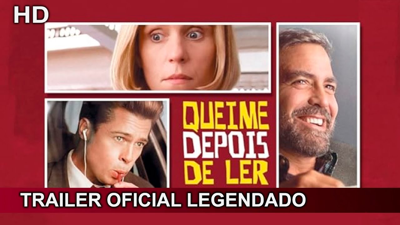 Queime Depois de Ler 2008 Trailer Oficial Legendado - YouTube