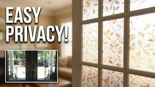 Easy DIY window privacy upgrade