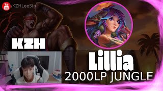  KZH Lillia vs Kayn 1300LP Jungle (Best Lee Sin) - KZH Lillia Guide