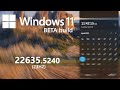 Quick Review: Windows 11 (23H2) Beta build 22635.5240 (What's New?)