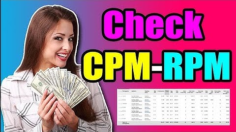 How to Check CTR in New Adsense Check RPM, CPM & YouTube Earnings in 2021 unique trick online