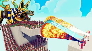 100x ANUBIS + 2x GIANT vs 3x EVERY GOD - Totally Accurate Battle Simulator TABS