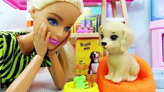 Barbie And Puppy Story - To Go To The Dog Salon