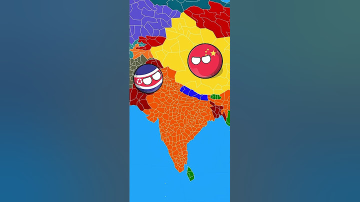 Corea del Nord e Cina incontrano l'amico dell'India😆#countryballs
