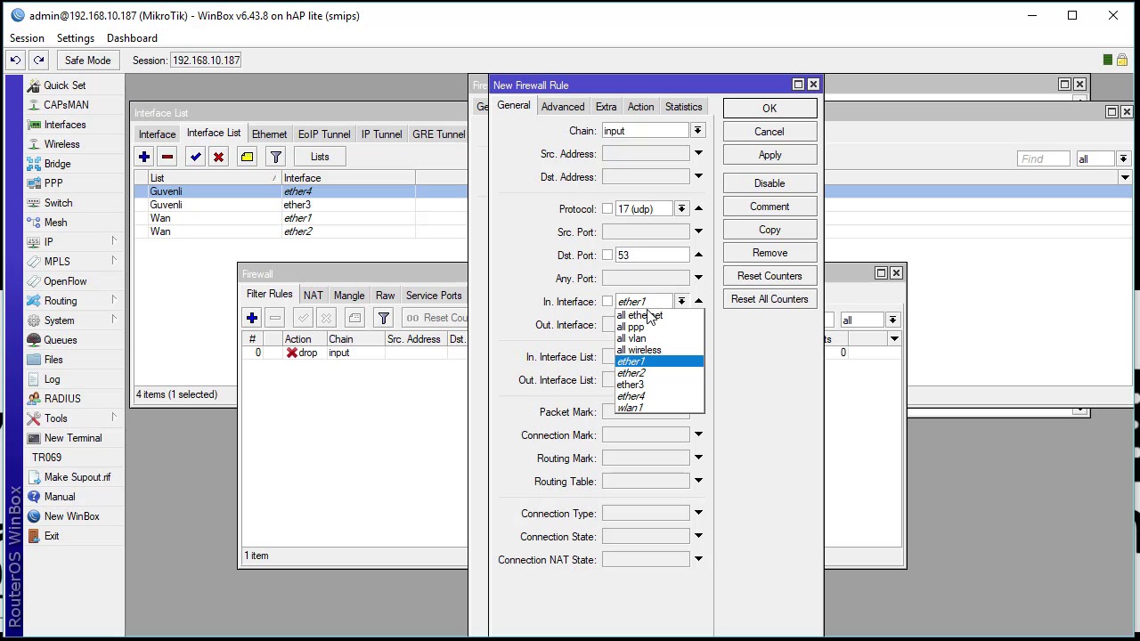 mikrotik routeros openflow support