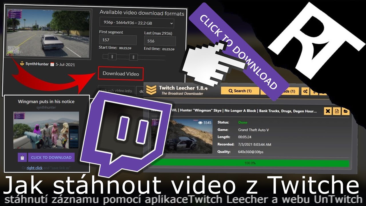 Jak nahrát video na Twitch?